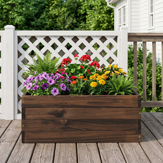 Square Raised Garden Bed Flower Vegetables Seeds Planter Raised Garden Beds Options at Gallery Canada