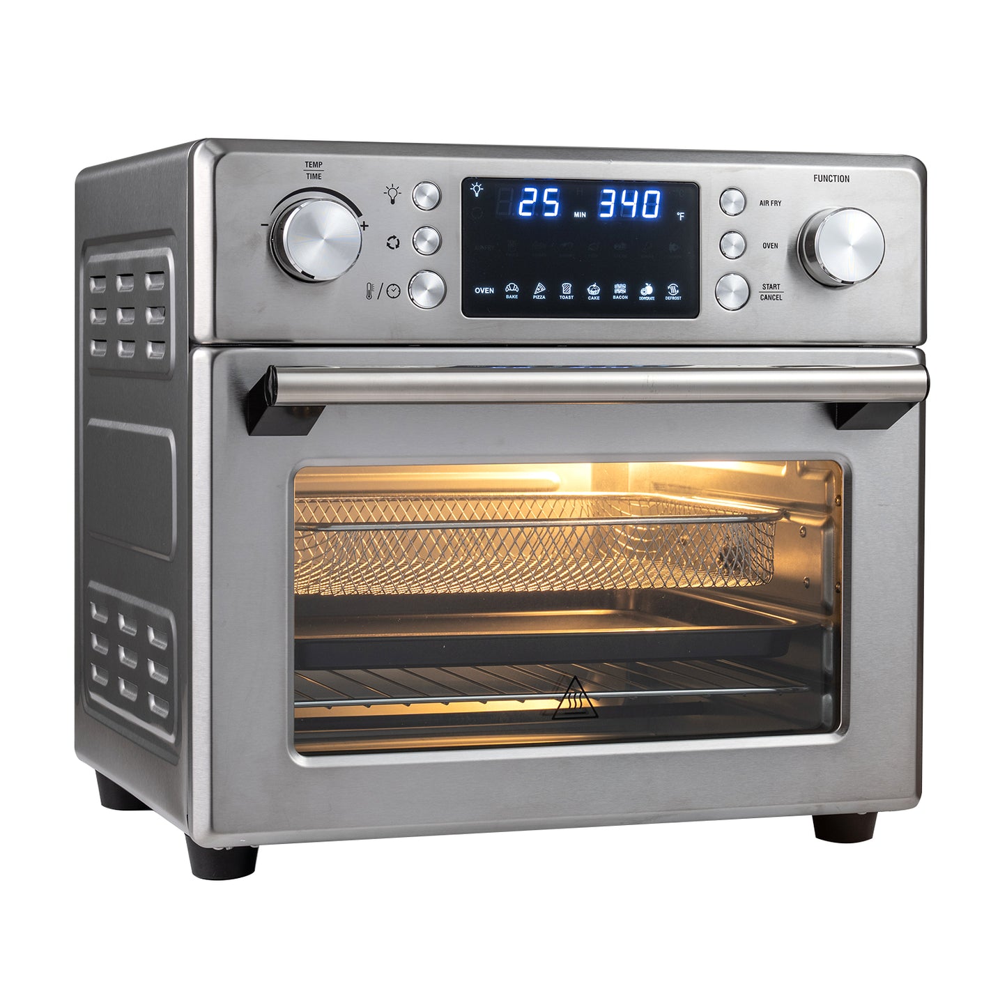 Stainless Steel Countertop Convection Oven with Bake, Silver Toaster Ovens Silver at Gallery Canada