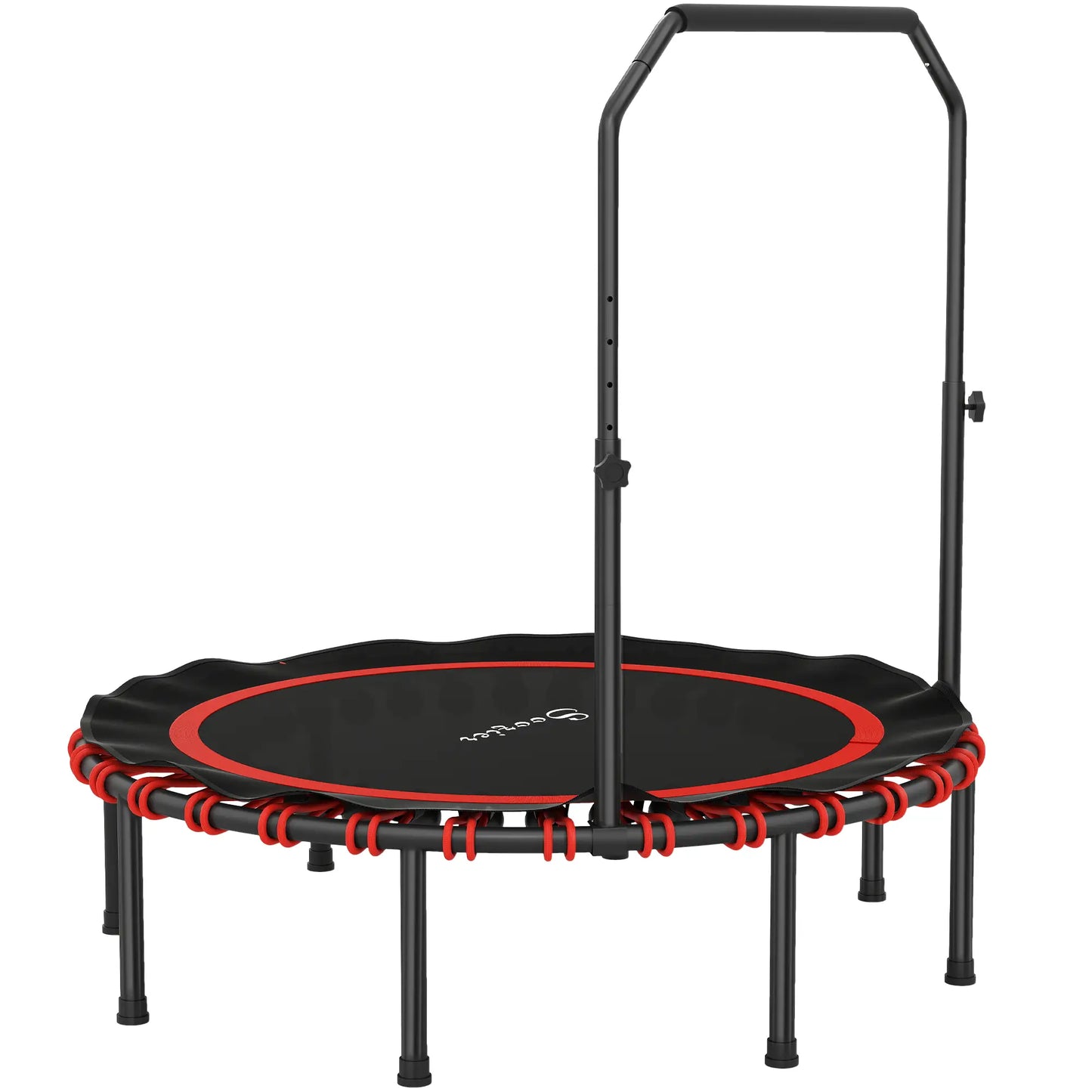 48 Inch Foldable Rebounder Trampoline, Mini Indoor with Adjustable Handle Trampolines at Gallery Canada
