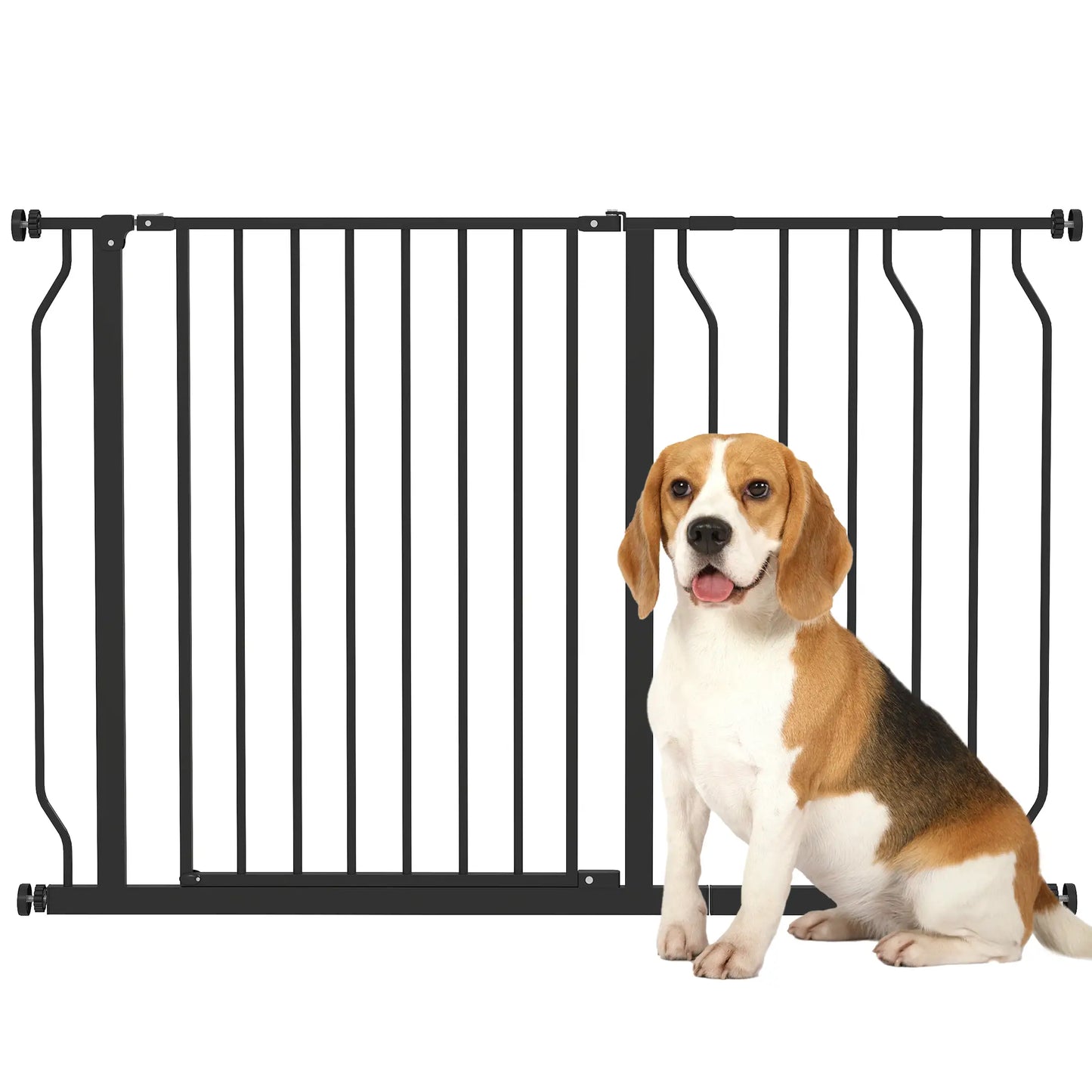 30"-45" Easy Install Pet Gate, Extra Wide, Black Houses, Kennels & Pens at Gallery Canada