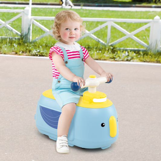 Toddler Ride On Toy With Trailer, Light Music, Blue Powered Ride On Toys Blue at Gallery Canada