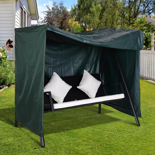 Outdoor Swing Cover, Large 3-Seat, UV Resistant, Green Patio Furniture Covers Deep Green at Gallery Canada