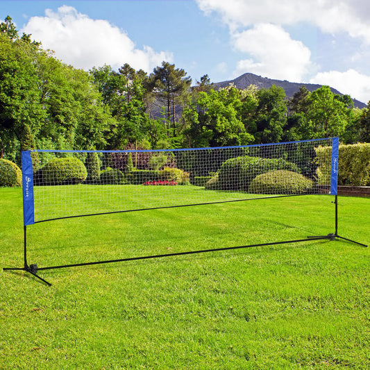 14ft Adjustable Badminton Net, Carry Bag, for Tennis, Pickleball, Volleyball Badminton Blue at Gallery Canada
