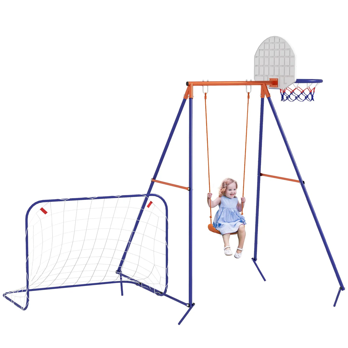 Kids Outdoor Swing, Basketball Hoop, Football Goal, 3-8 Years Gym Sets & Swings at Gallery Canada