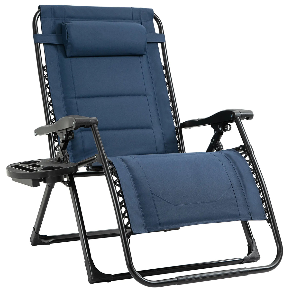Zero Gravity Lounger Chair, Padded, 400 LBS Capacity, Blue Lounger Chairs at Gallery Canada