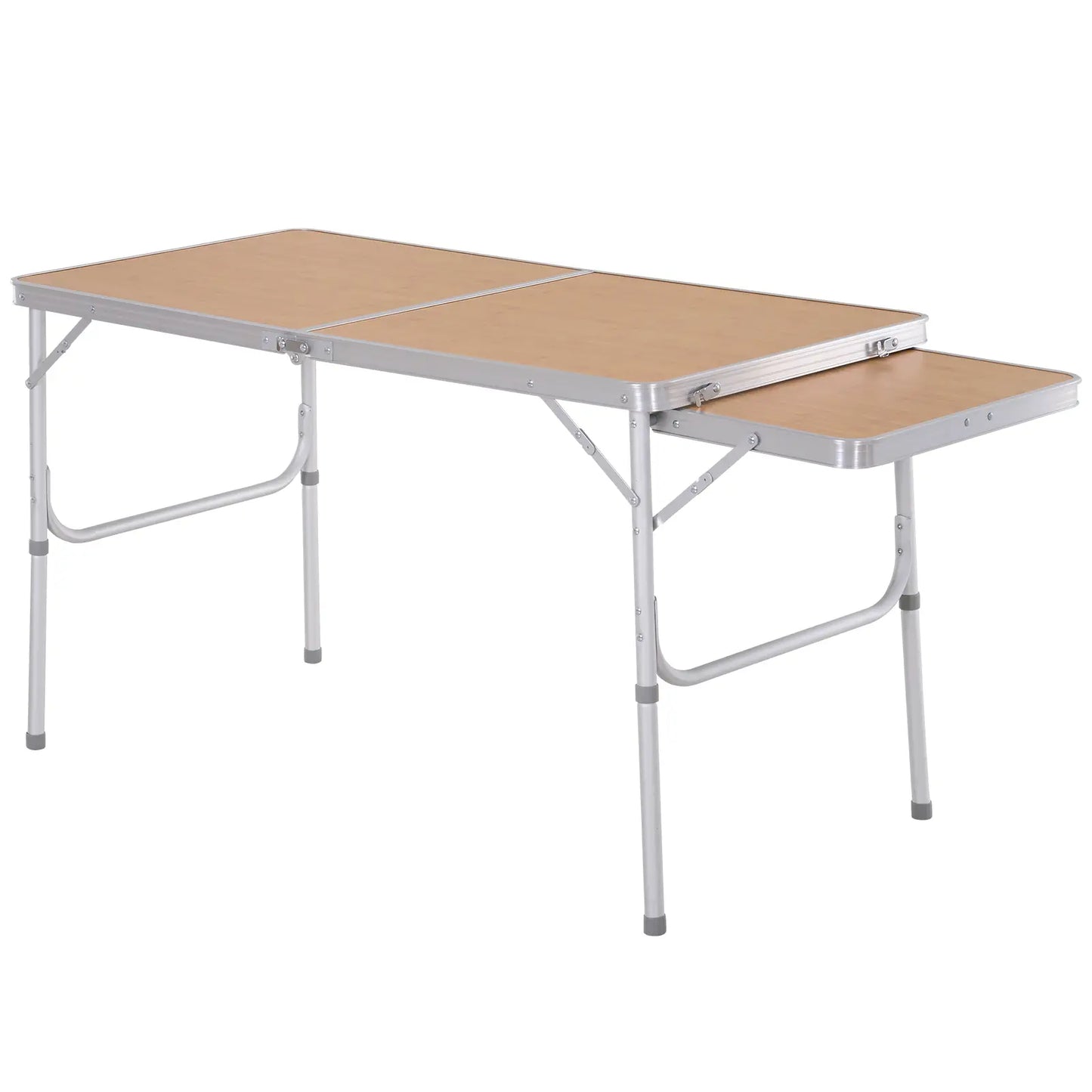 4ft Outdoor Aluminum Folding Table, Adjustable Height, Lightweight, Portable Picnic Tables & Camping Chairs at Gallery Canada