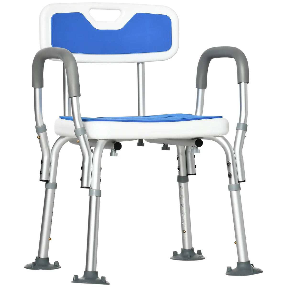Adjustable Shower Chair with Arms, Back, Anti-Slip Seat, 299lbs Bath Chairs at Gallery Canada