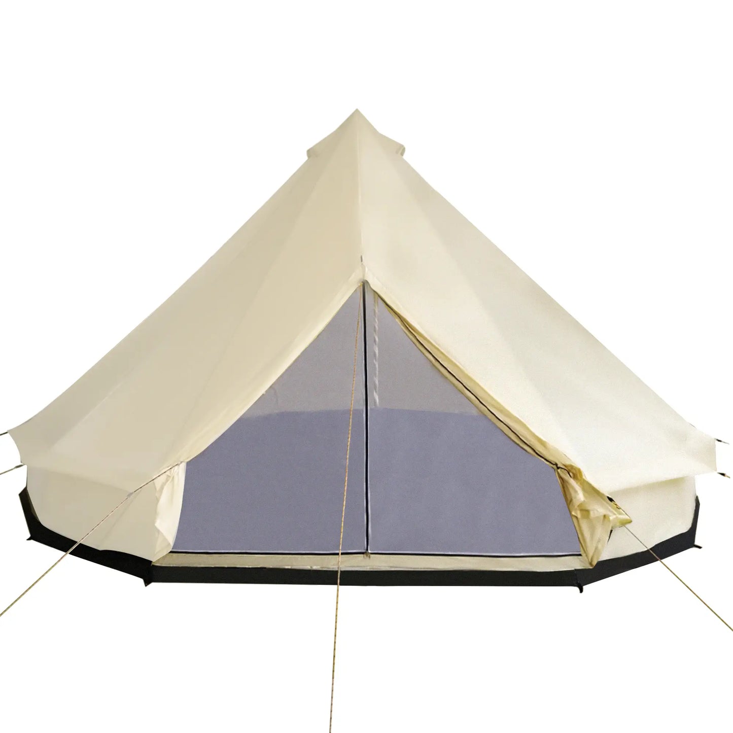 16.4' Large Family Teepee Tent, Canvas Camp Shelter, Beige Camping Tents at Gallery Canada