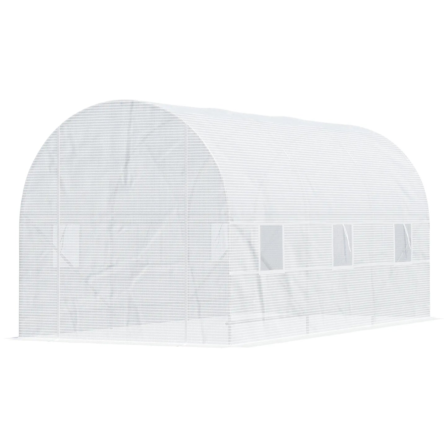 14.6x6.6x6.6ft Walk-in Greenhouse, Portable Garden Plant House, White Walk In Greenhouses at Gallery Canada