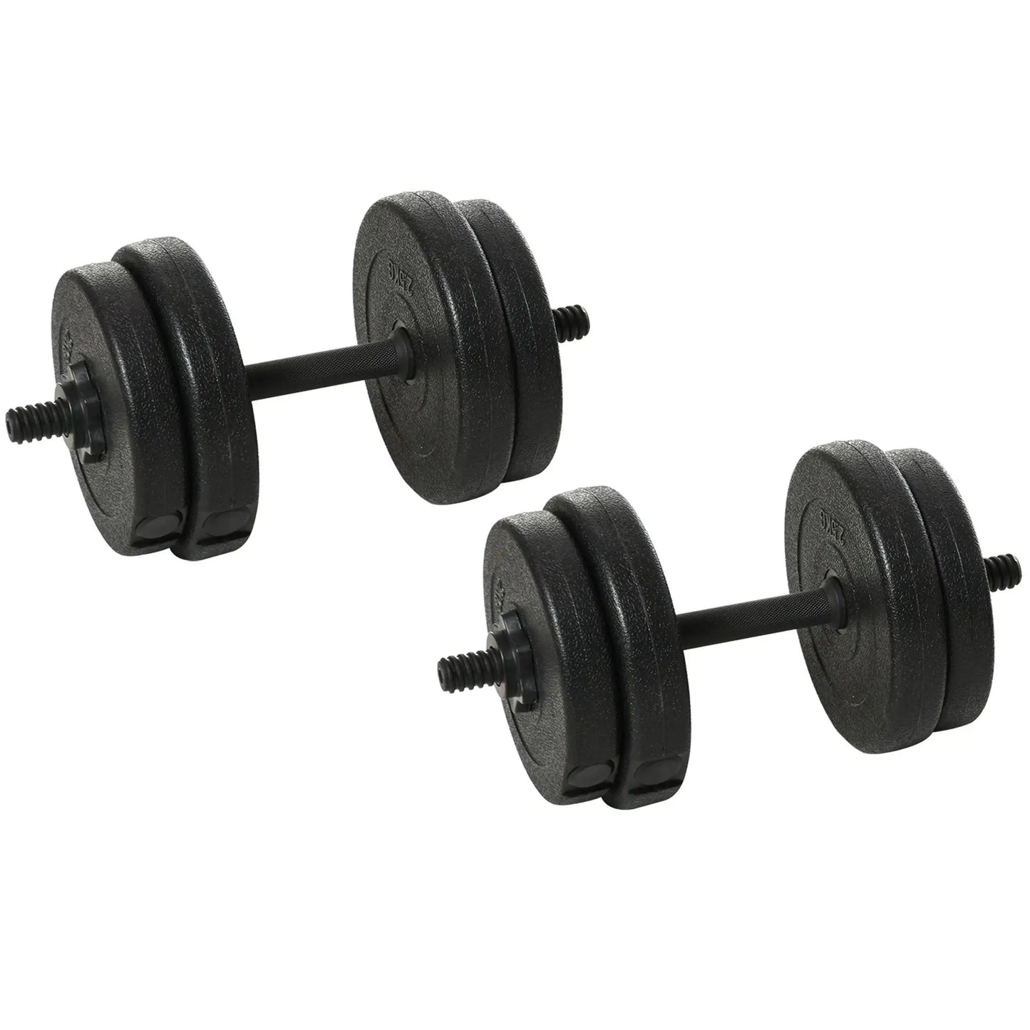 Adjustable 2 x 22lbs Dumbbell Set, Fitness Training, Black Dumbbells & Barbells at Gallery Canada