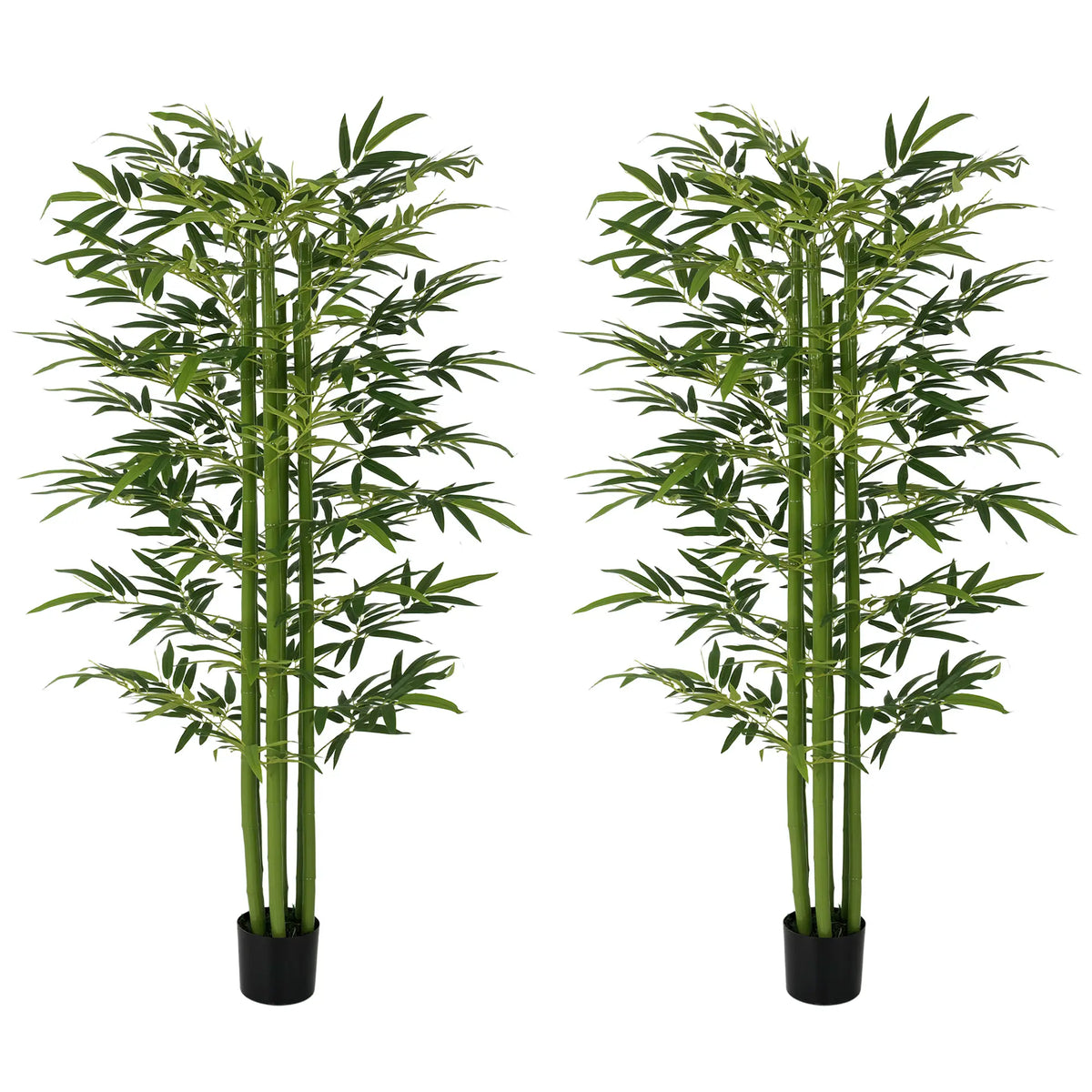Indoor Fake Plants, Artificial Bamboo Tree with Adjustable Shape for Home Office Living Room Decor, Green Artificial Trees at Gallery Canada