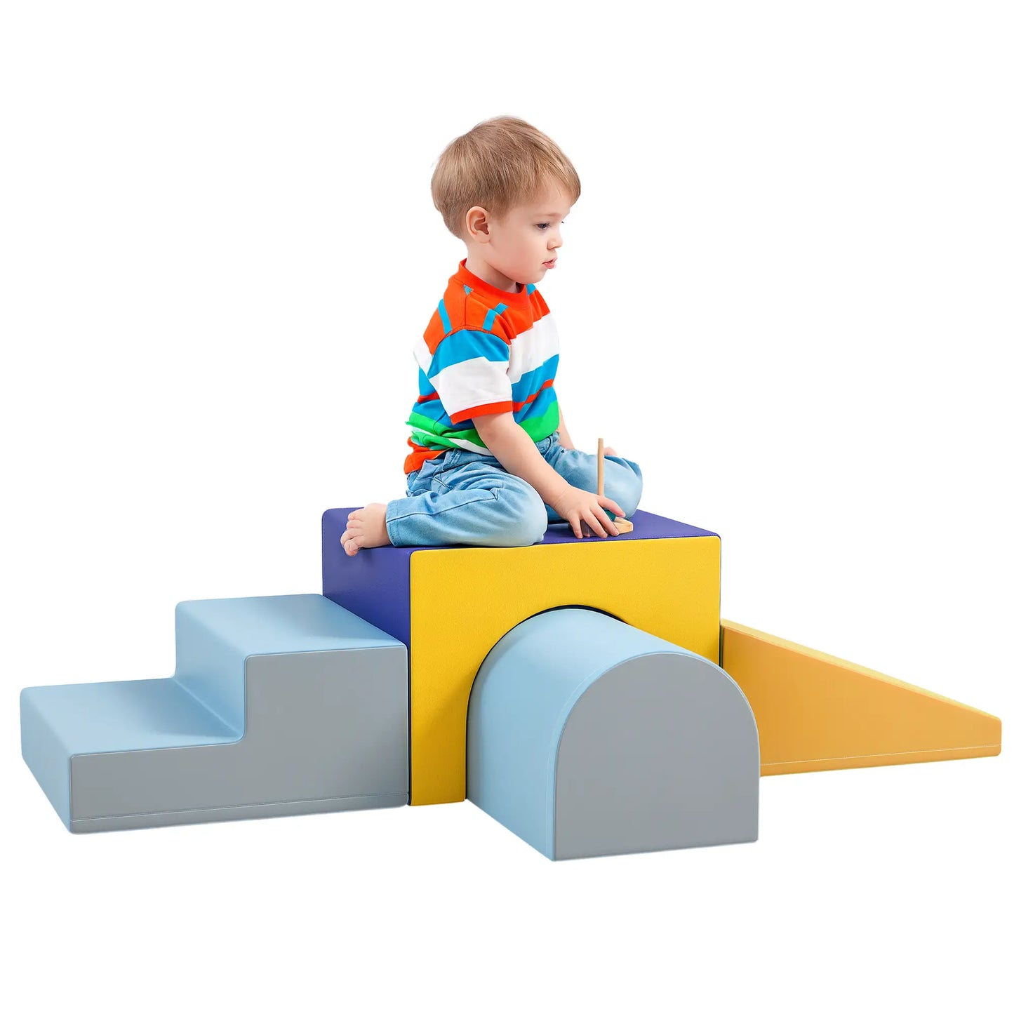 4 Piece Foam Play Set, Toddlers and Children, Dark Baby Gym & Playmats at Gallery Canada
