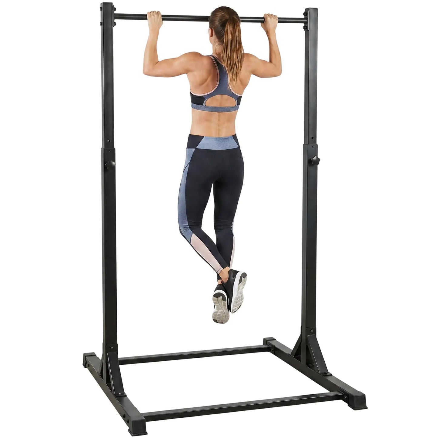 Portable Pull Up Station, Height Adjustable, 8 Levels, 440LBS Capacity Strength Training Equipment at Gallery Canada