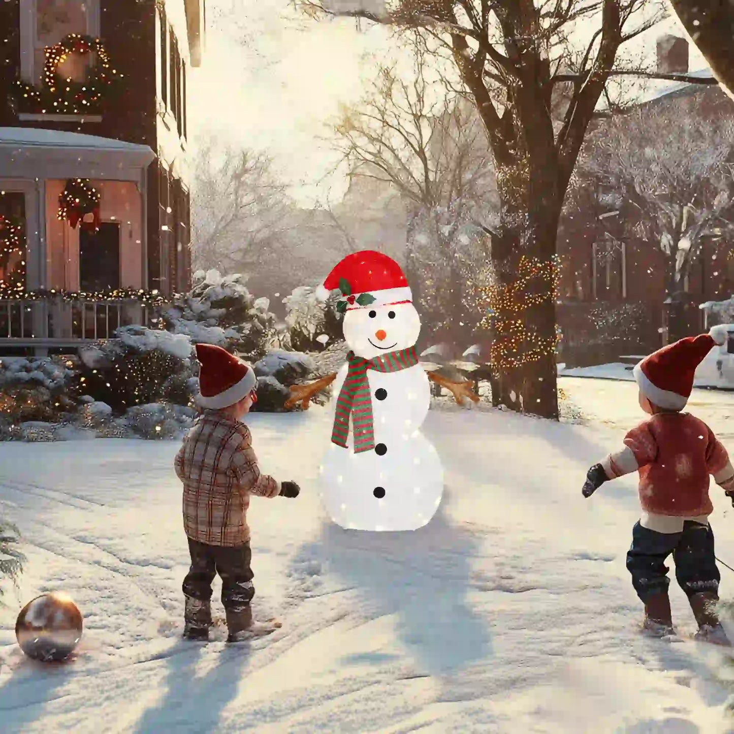 LED Christmas Snowman Decoration, Outdoor, IP44 Waterproof Christmas Decorations at Gallery Canada