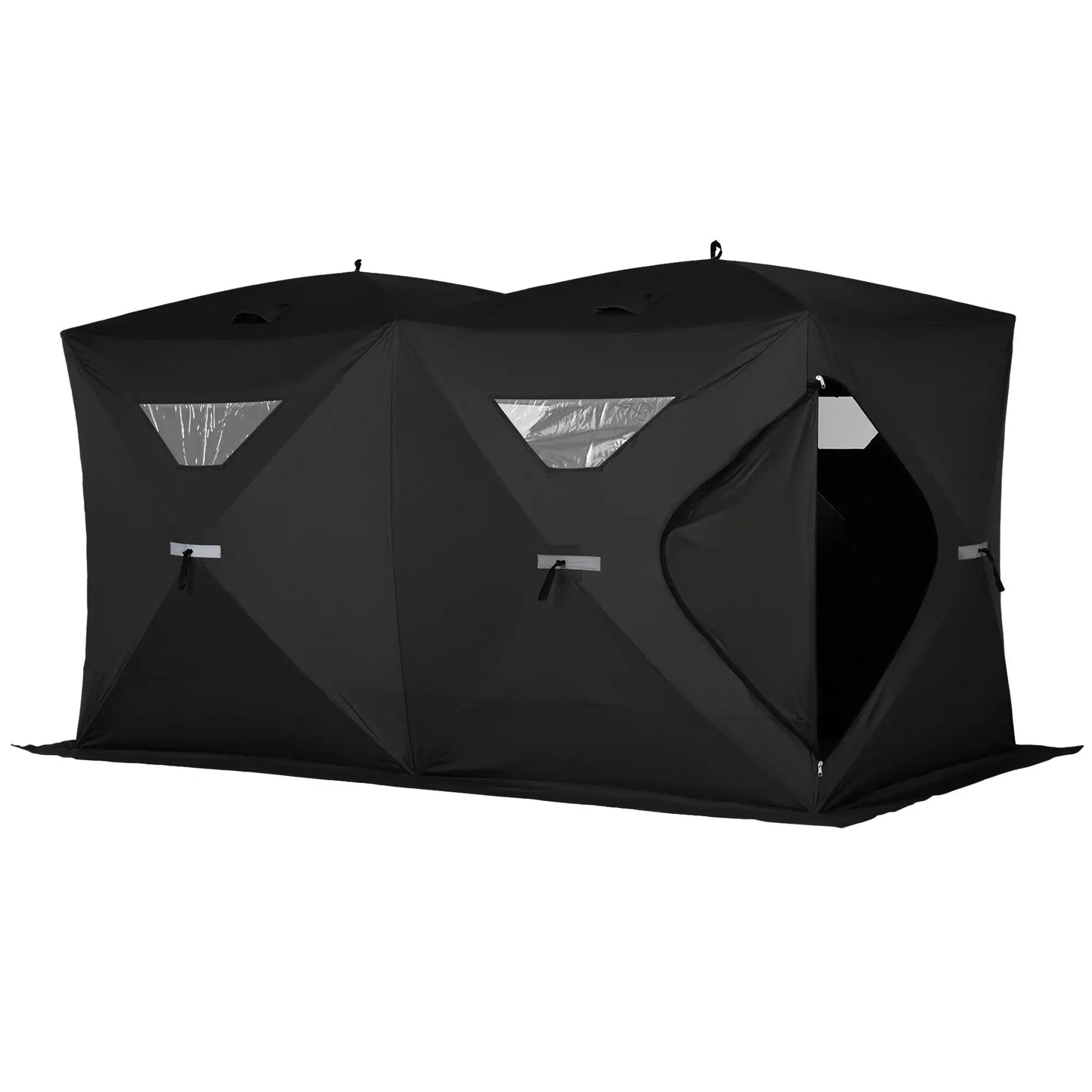 5-8 Person Pop-Up Ice Fishing Shelter, Portable Tent, Black Ice Fishing Tents at Gallery Canada