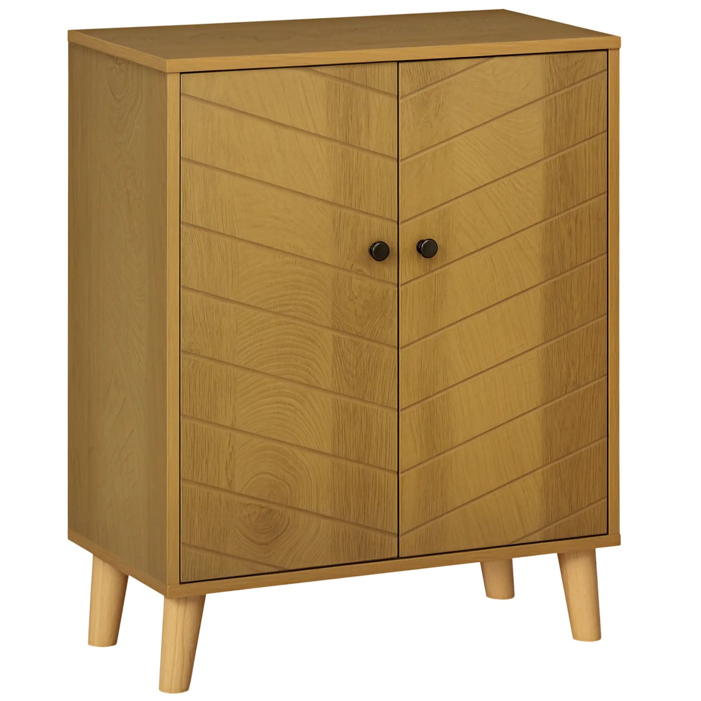 Storage Cabinet with Doors, Shelf, Wood Legs, Living Room, Bathroom Kitchen Pantry Cabinets at Gallery Canada