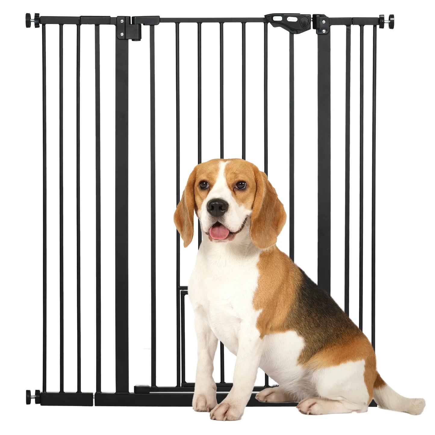 41" Easy Open Indoor Dog Gates for Doorways, House, Stair - Black Houses, Kennels & Pens at Gallery Canada