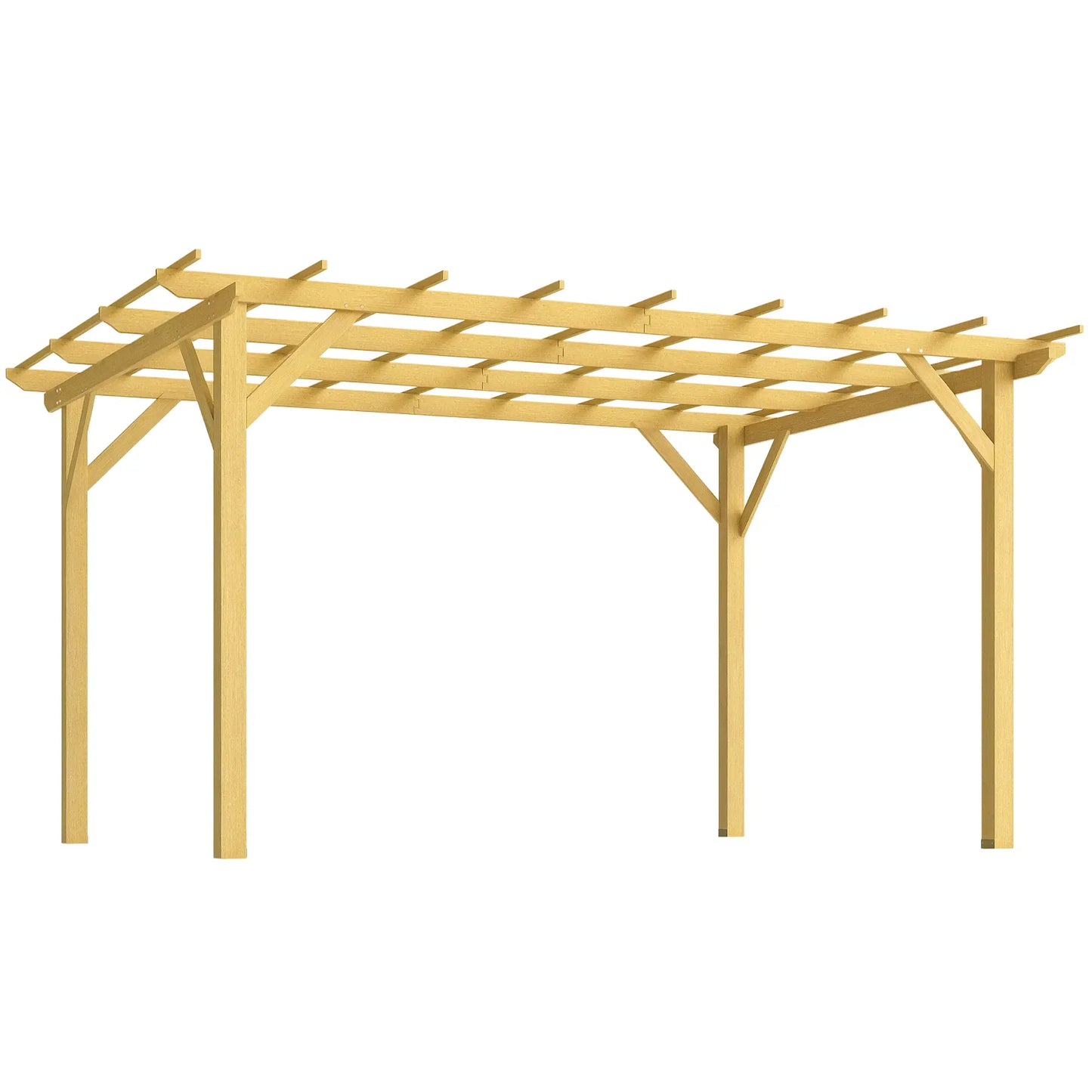 10' x 13' Wood Pergola, Outdoor Gazebo for Garden, Patio Pergolas at Gallery Canada