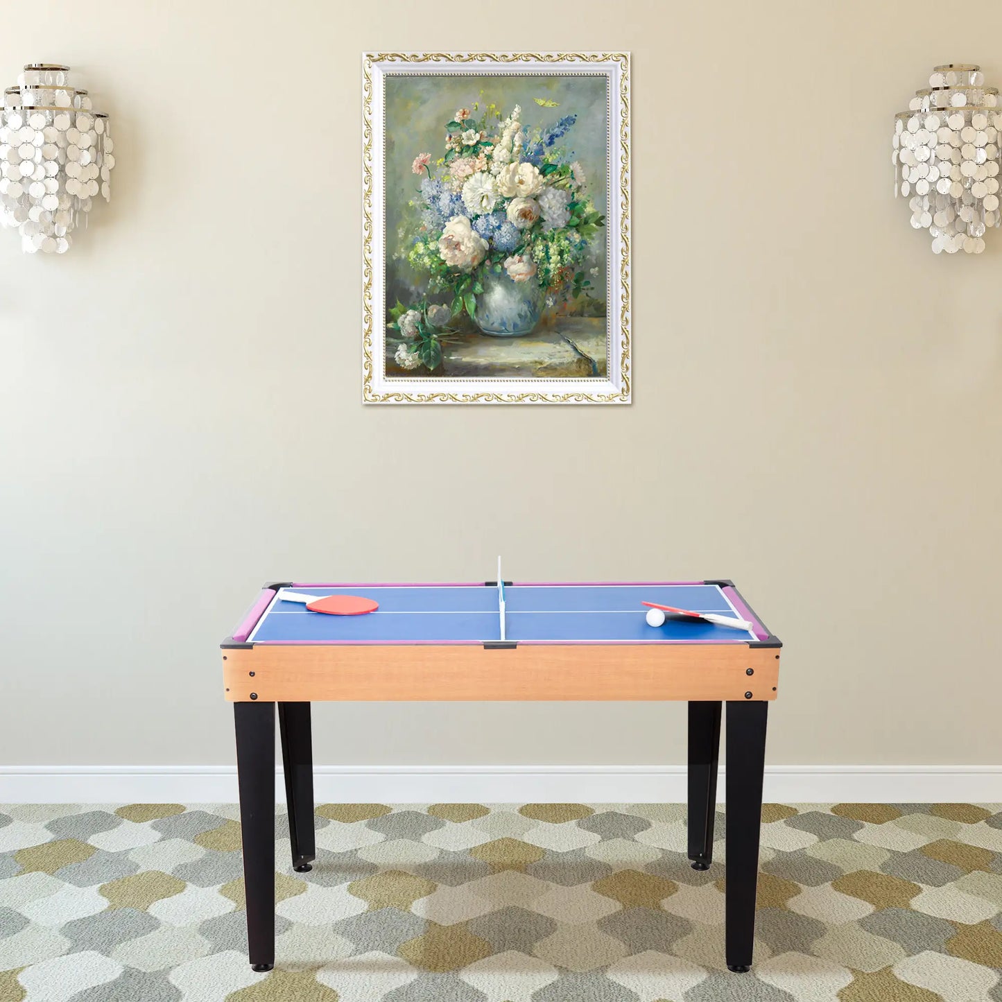 3 in 1 Multi-Use Mini Games Table Tennis, Billiard, Air Hockey Set Game Tables at Gallery Canada