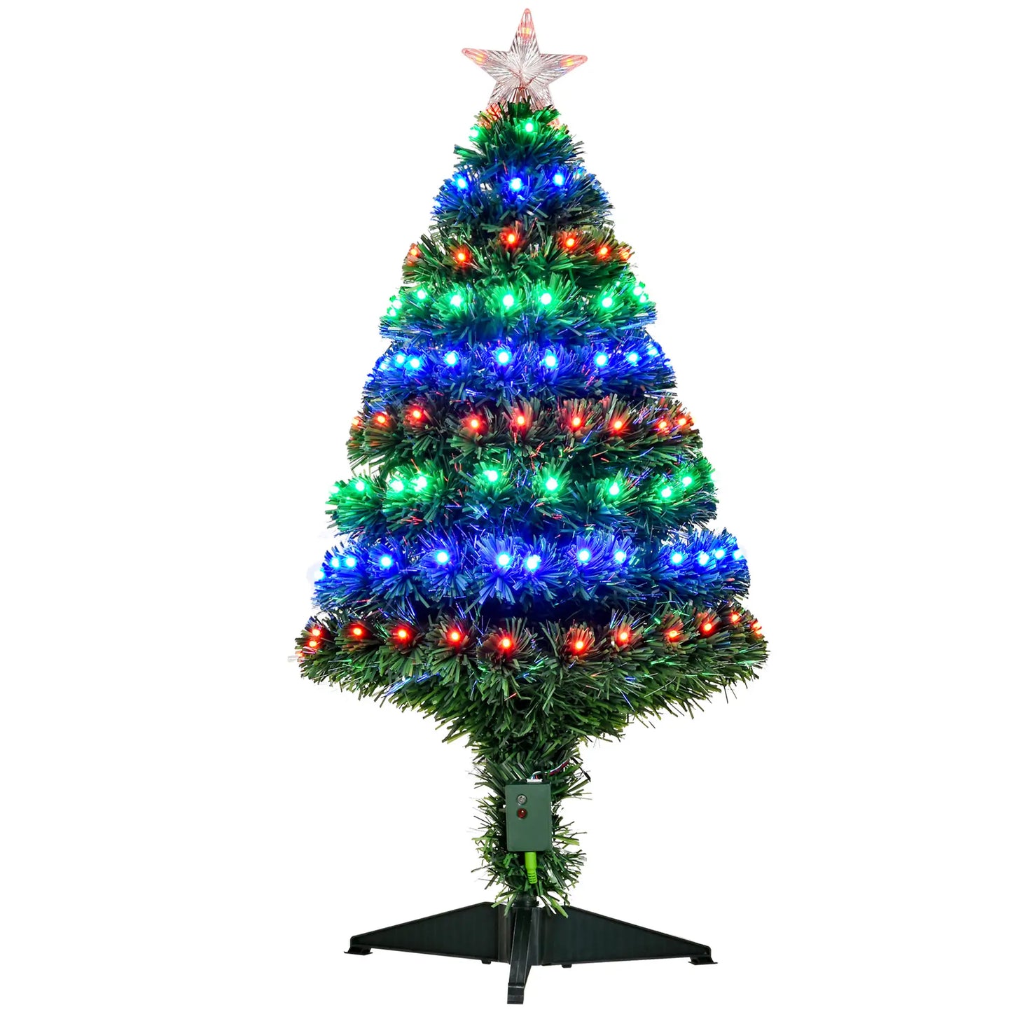 3FT Pre-Lit LED Fiber Optic Christmas Tree, With Stand Pre Lit Christmas Trees at Gallery Canada
