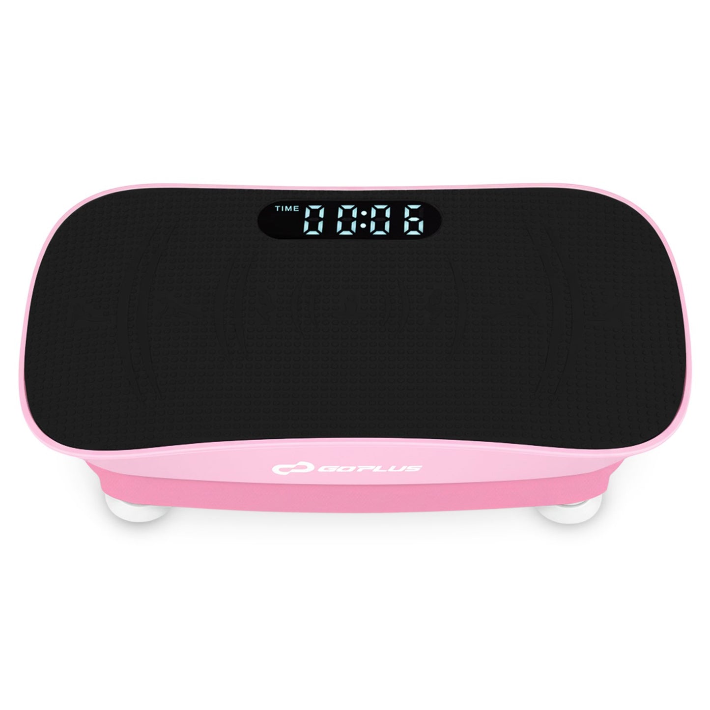 Vibration Plate Exercise Machine for Lymphatic Drainage and Weight Loss with 10 Speed Intensities, Pink Vibration Exercise Machines Pink at Gallery Canada