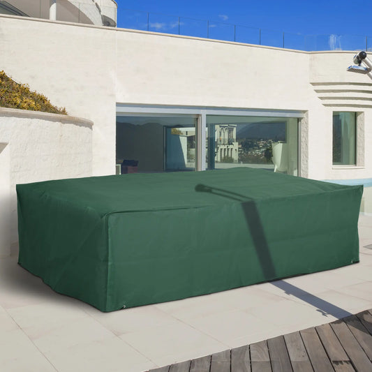 Waterproof Outdoor Furniture Cover, 97" x 65" x 26", Green Patio Furniture Covers Dark Green at Gallery Canada