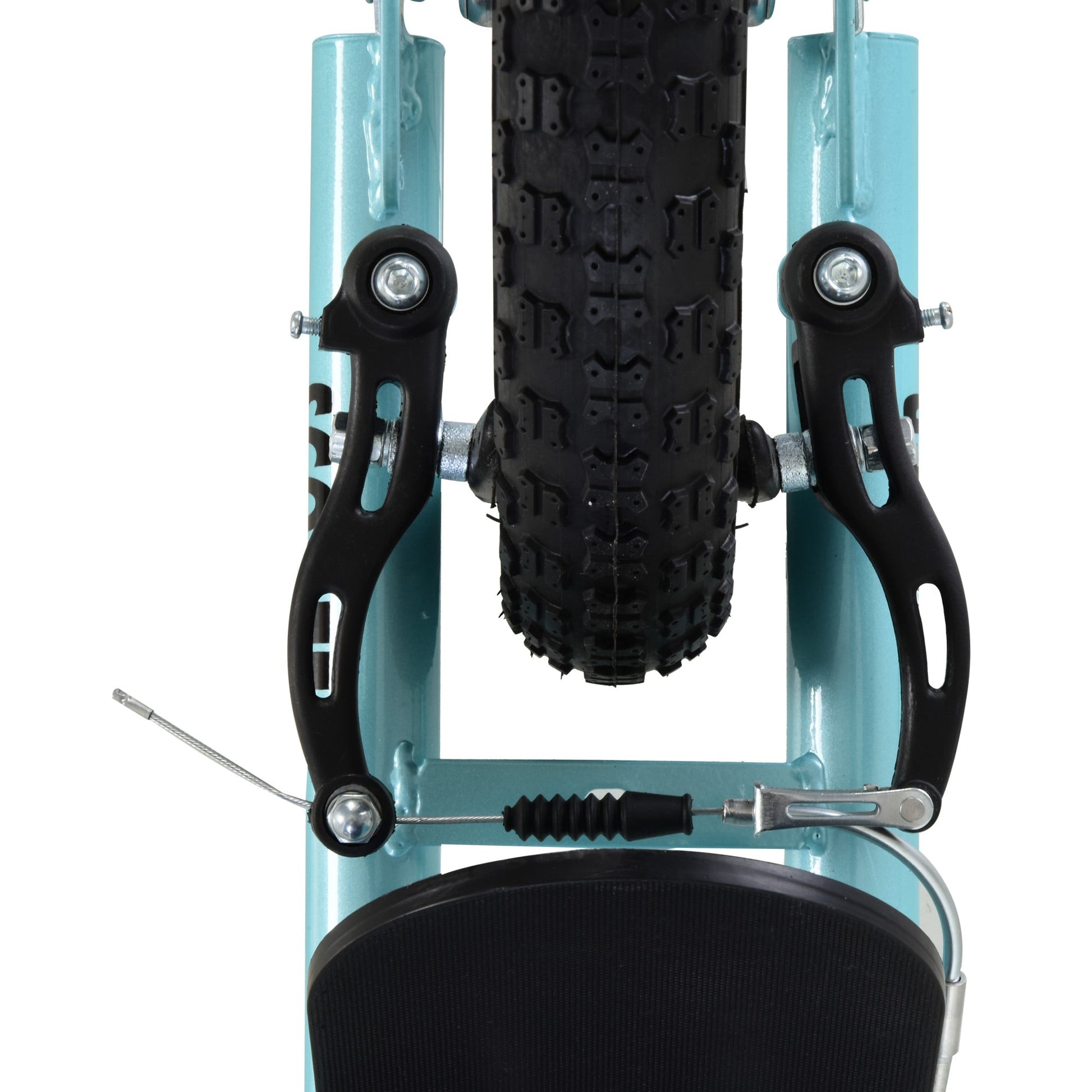 Youth Kick Scooter with Adjustable Handlebar and 16'' Inflatable Rubber Wheel for Kids and Teens 5+ Year Old, Blue at Gallery Canada