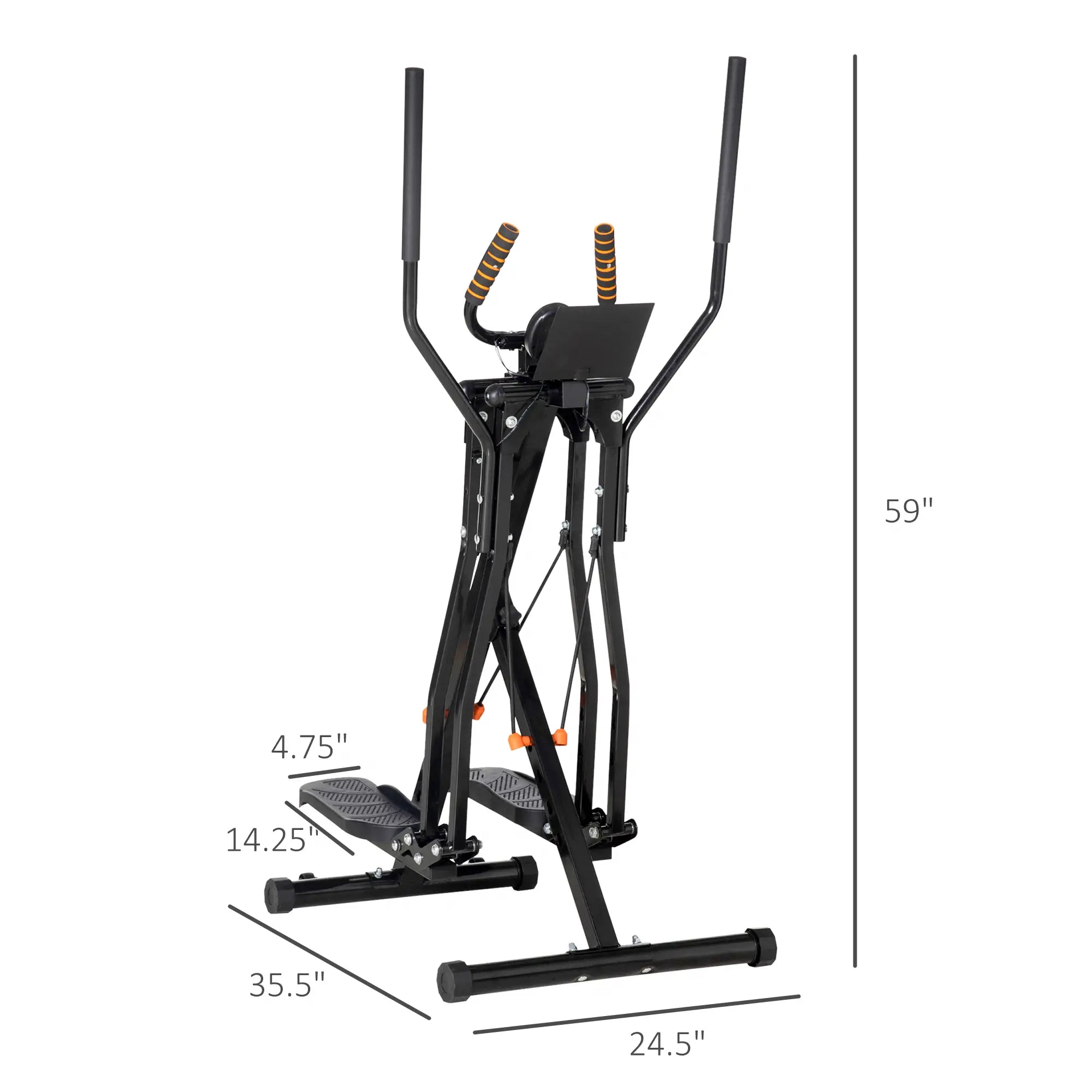 Gazelle Glider Air Walker, Elliptical Trainer, 4 Resistance Levels, LCD Monitor Aerobic Equipment at Gallery Canada