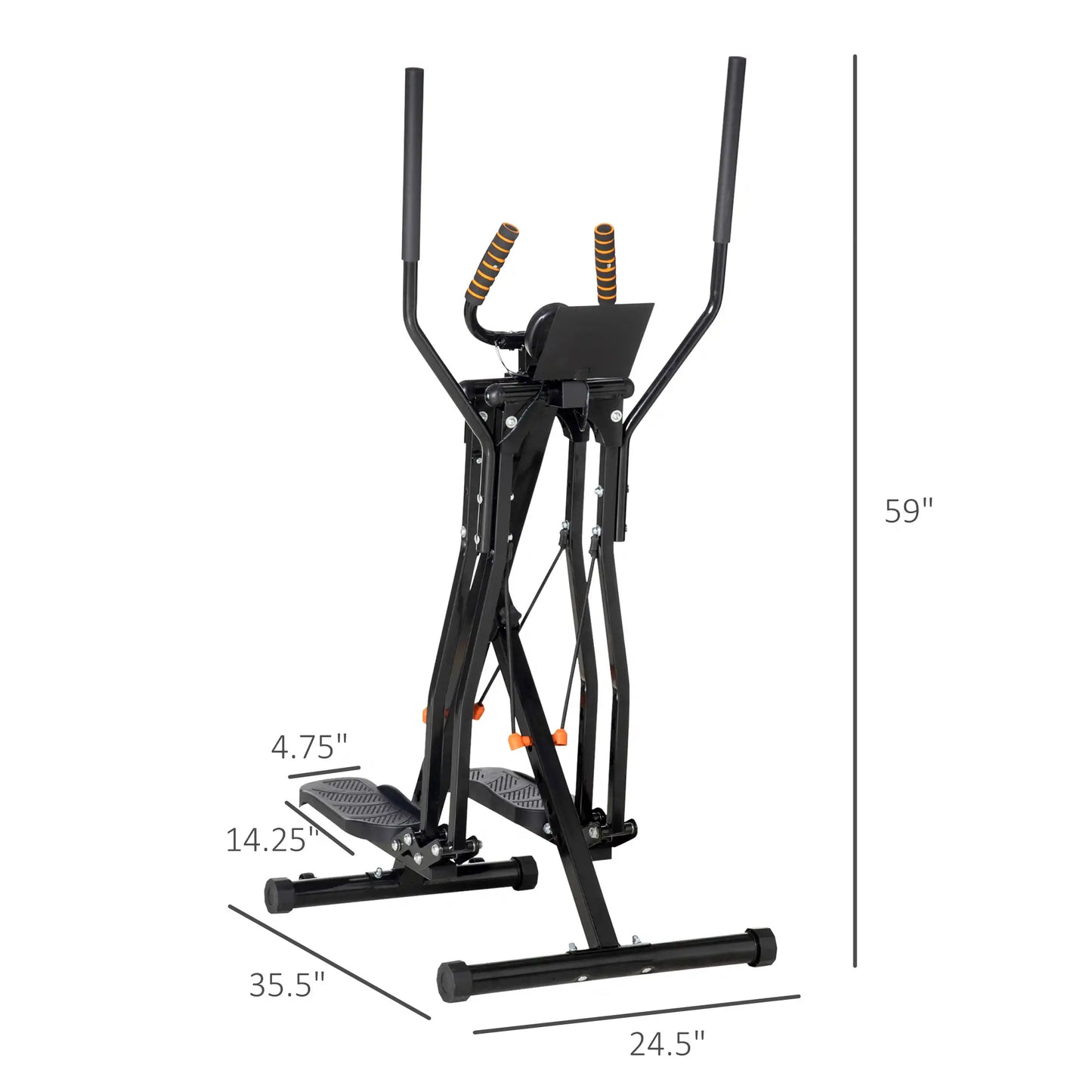 Gazelle Glider Air Walker, Elliptical Trainer, 4 Resistance Levels, LCD Monitor Aerobic Equipment at Gallery Canada