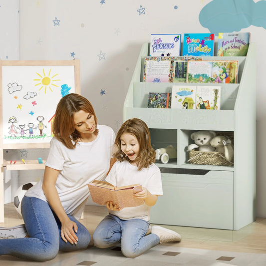 Kids Bookcase with Storage Drawer, for Classroom, Bedroom, Green Baby & Kids Storage Green at Gallery Canada