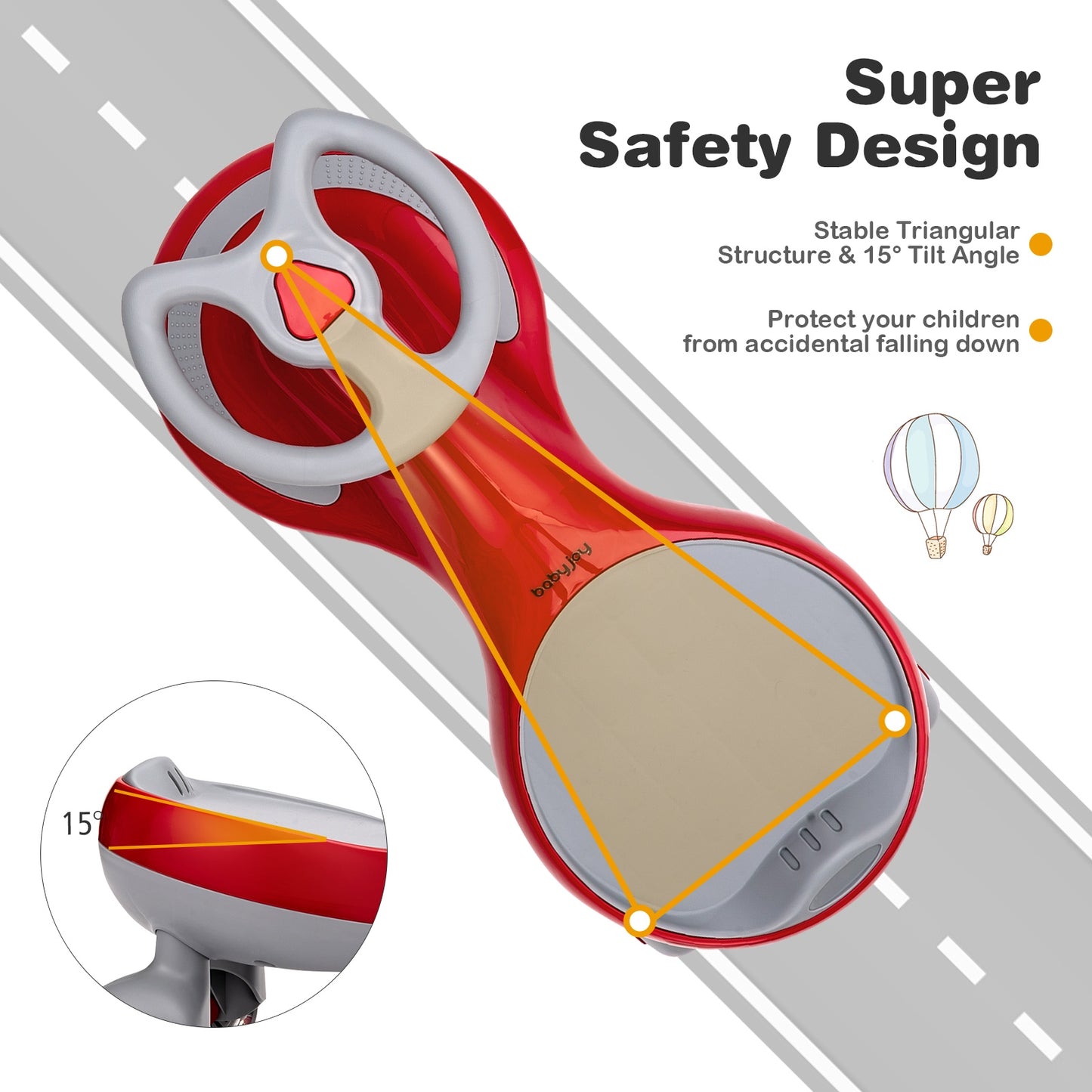 Wiggle Car Ride-On Toy, Red Push & Pedal Ride On Toys at Gallery Canada