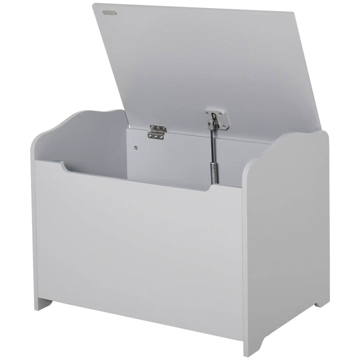 Kids Wooden Toy Storage Box, Large, Grey Baby & Kids Storage at Gallery Canada