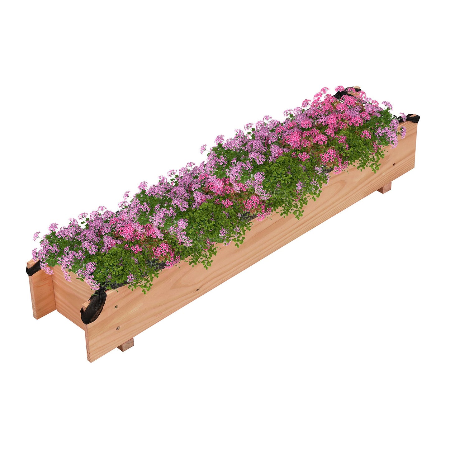 Wooden Raised Garden Bed with Drainage Holes for Vegetable Flower Herb Succulent Raised Garden Beds Options at Gallery Canada