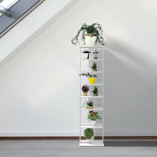 Wooden Shoe Rack Organizer, 7 Tiers, White Shoe Racks & Storage Benches White at Gallery Canada