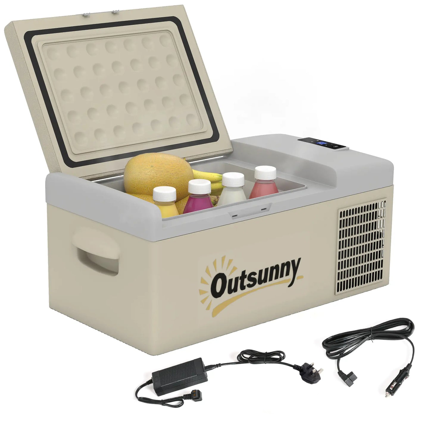 12V Car Refrigerator, 17QT Electric Cooler, -68℉-50℉, Portable Car Coolers at Gallery Canada