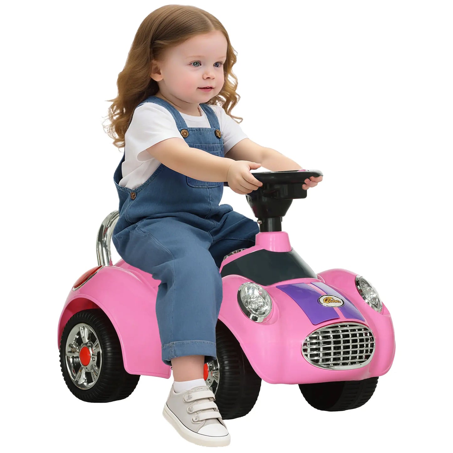 Baby Push Car With Music, Horn, Light, Pink Push Cars for Toddlers at Gallery Canada
