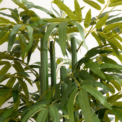 Artificial Tree Bamboo Tree Fake Plants in Pot for Home Office Living Room Decor, 7"x7"x71", Green at Gallery Canada