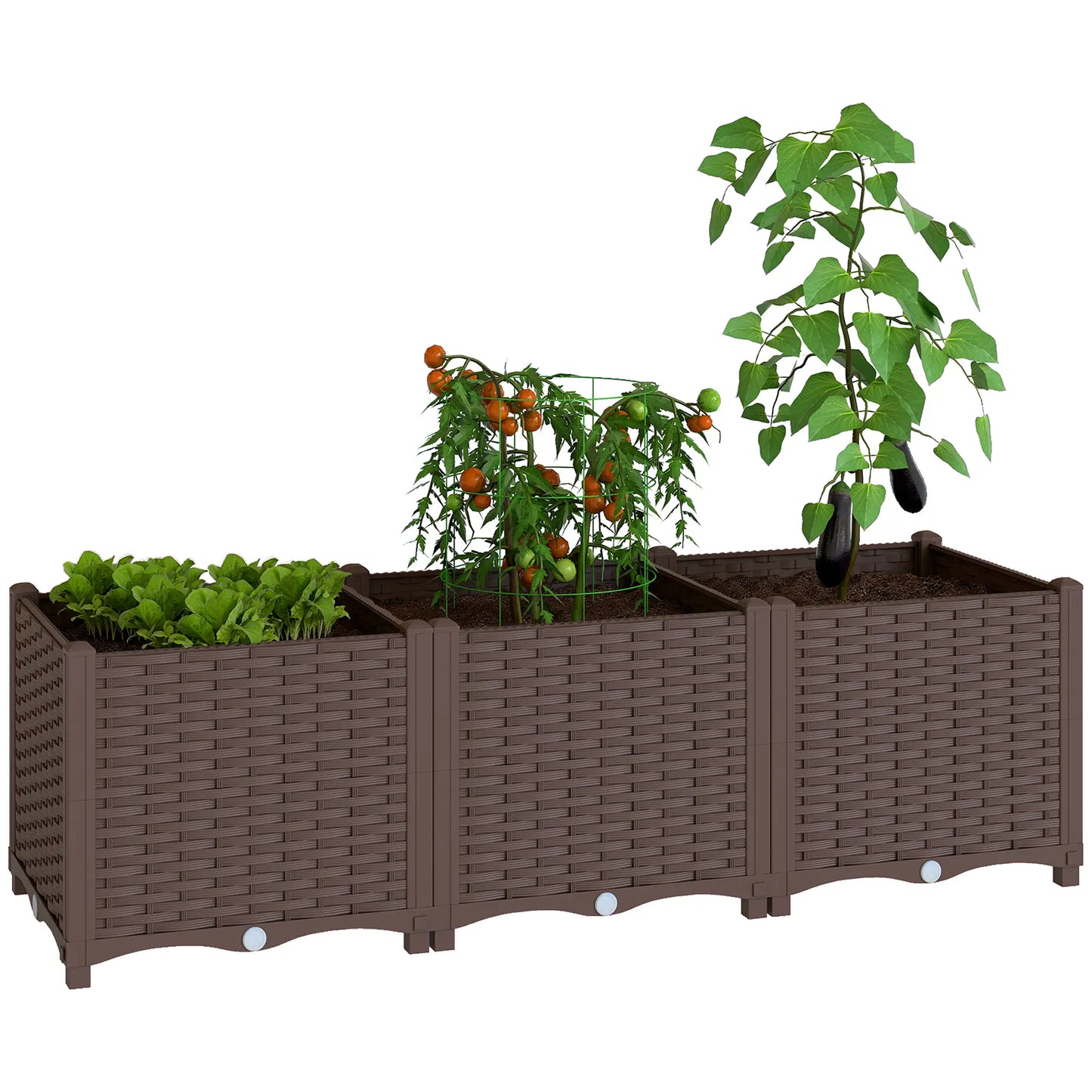 Plastic Raised Garden Bed With Legs, Self Watering Elevated Planter Boxes Raised Garden Beds at Gallery Canada