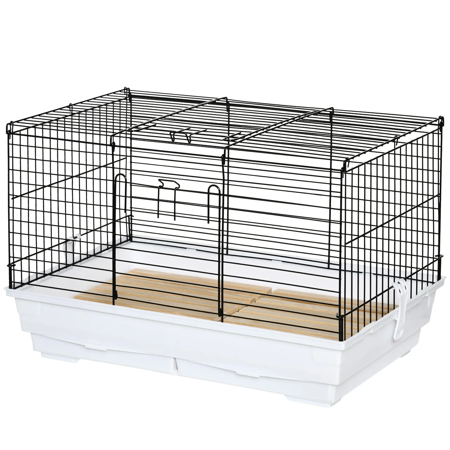 Rabbit Guinea Pig Cage, Sliding Trays, Wood Board, 24" x 15" x 16" Houses & Habitats at Gallery Canada