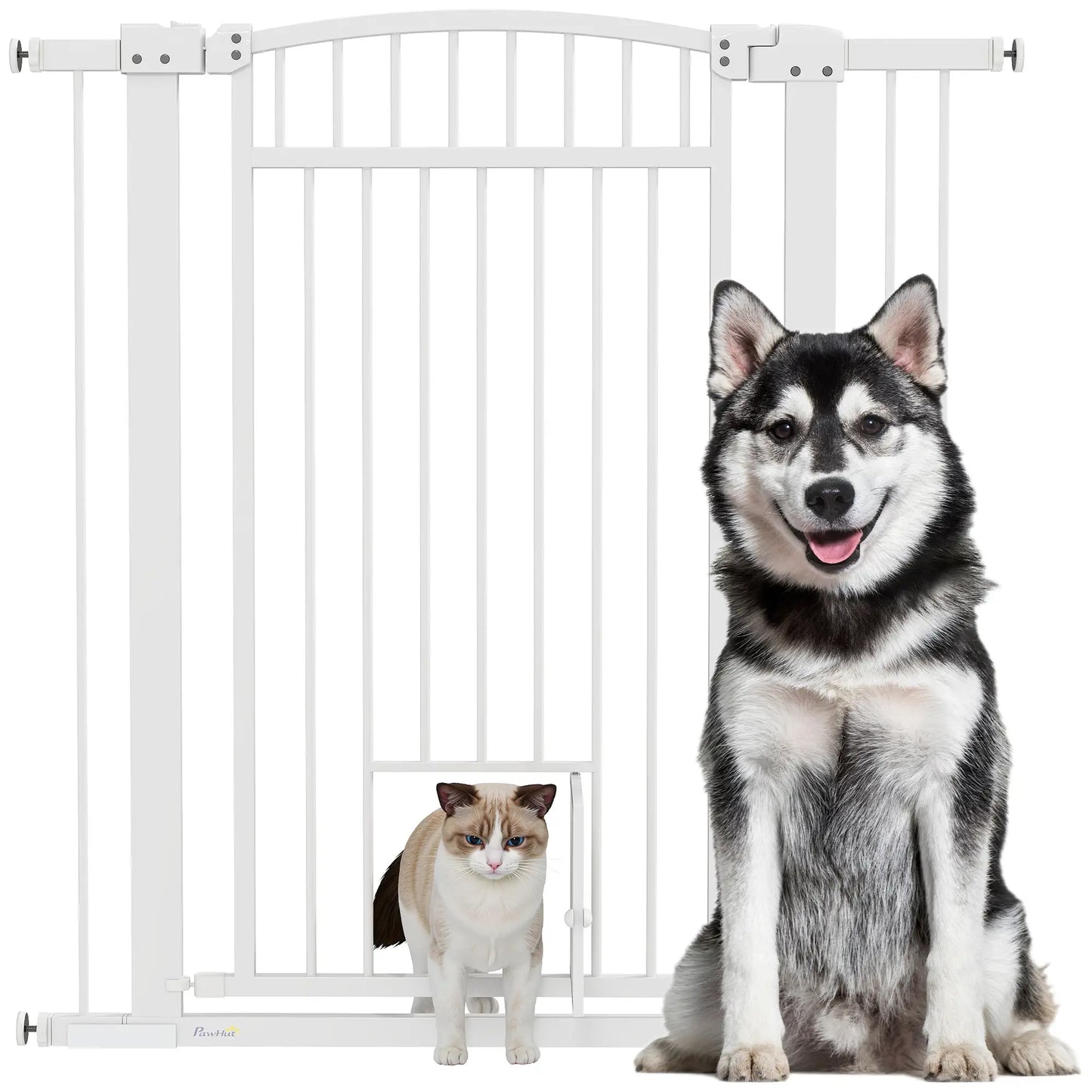 30-41 Inch Extra Wide Pet Gate, Small Door, 42 Inch H, Extension Kit Pet Gates at Gallery Canada
