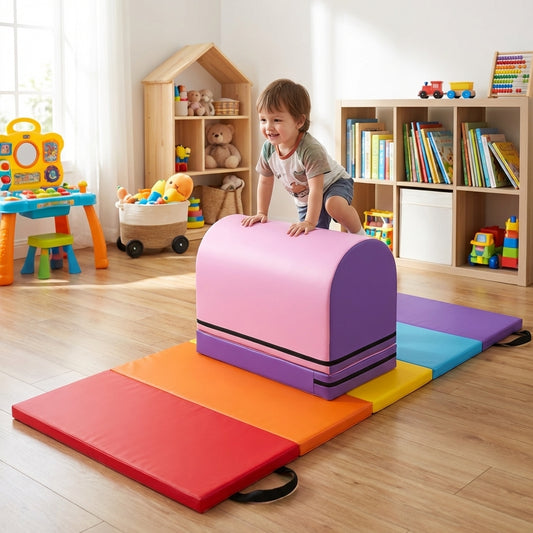 Gymnastics Vaulting Box And Mat Set Yoga & Gym Mats Options at Gallery Canada