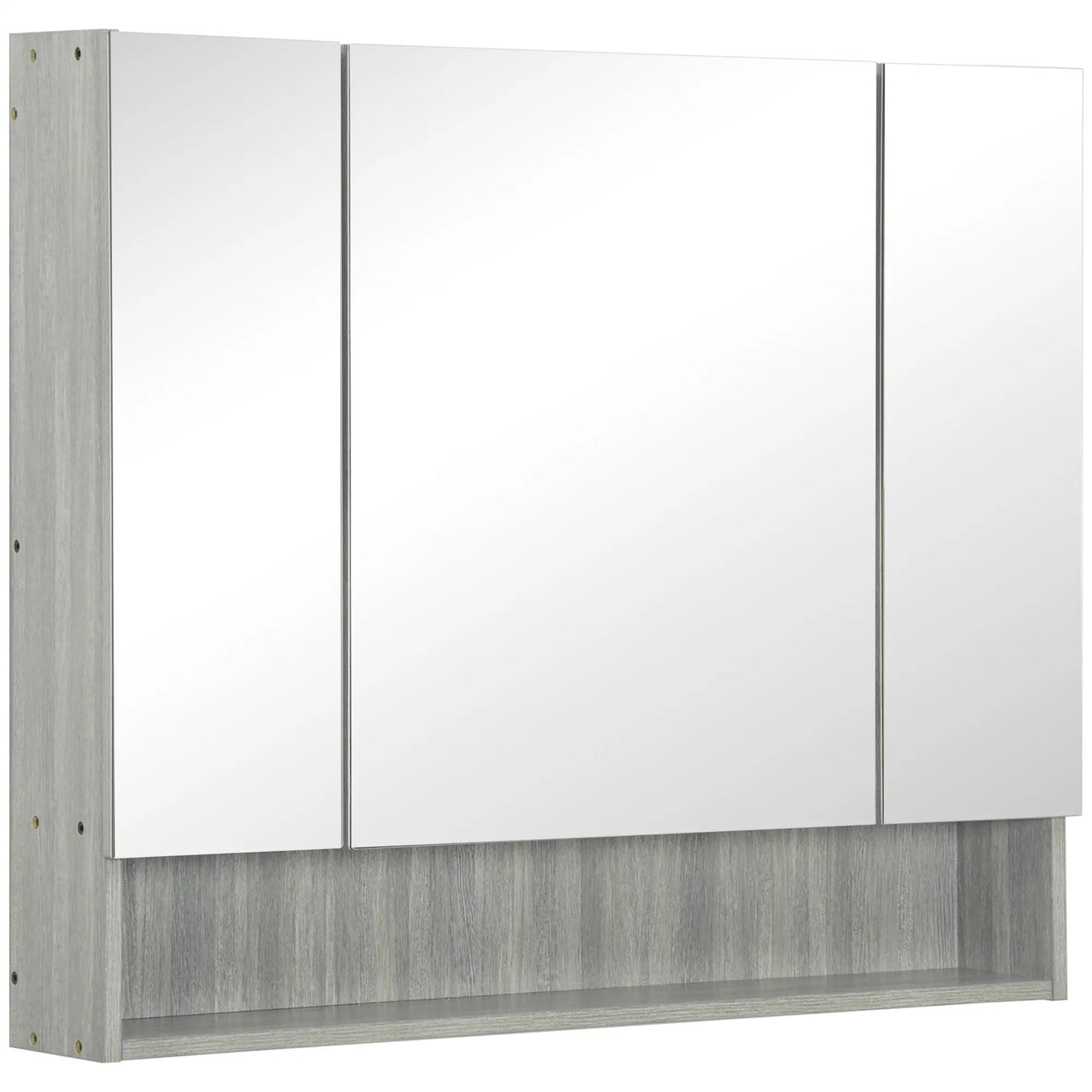 Wall Mounted Bathroom Medicine Cabinet, Adjustable Shelves, Grey Mirror Medicine Cabinets at Gallery Canada