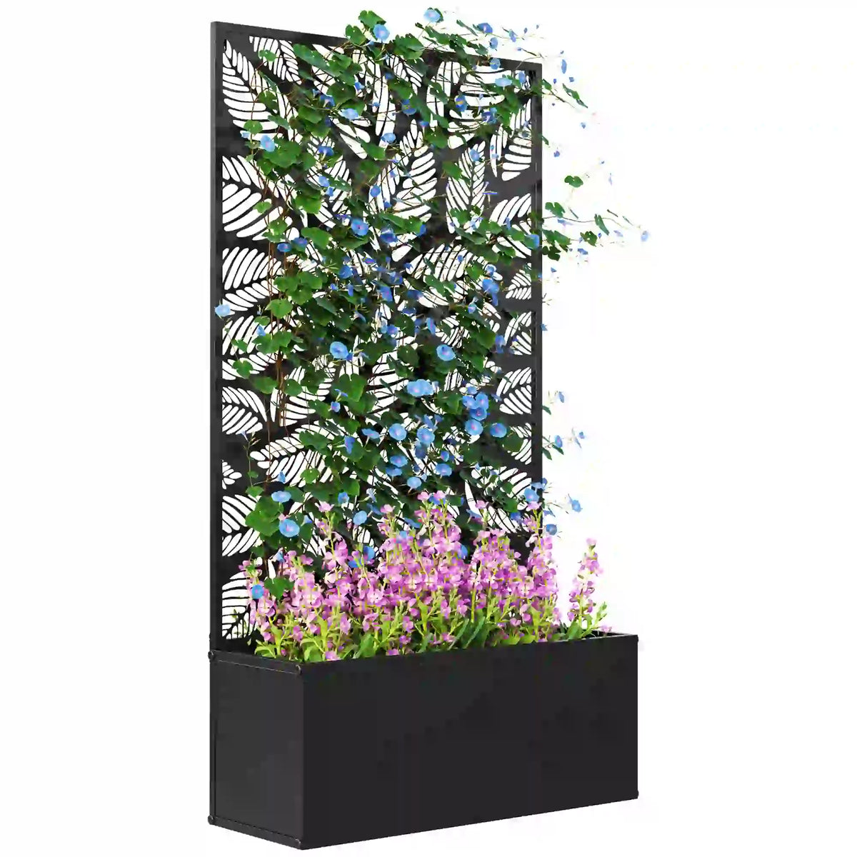 Metal Raised Garden Bed, Privacy Panel, Freestanding or Wall Mounted Planter Box Raised Garden Beds at Gallery Canada