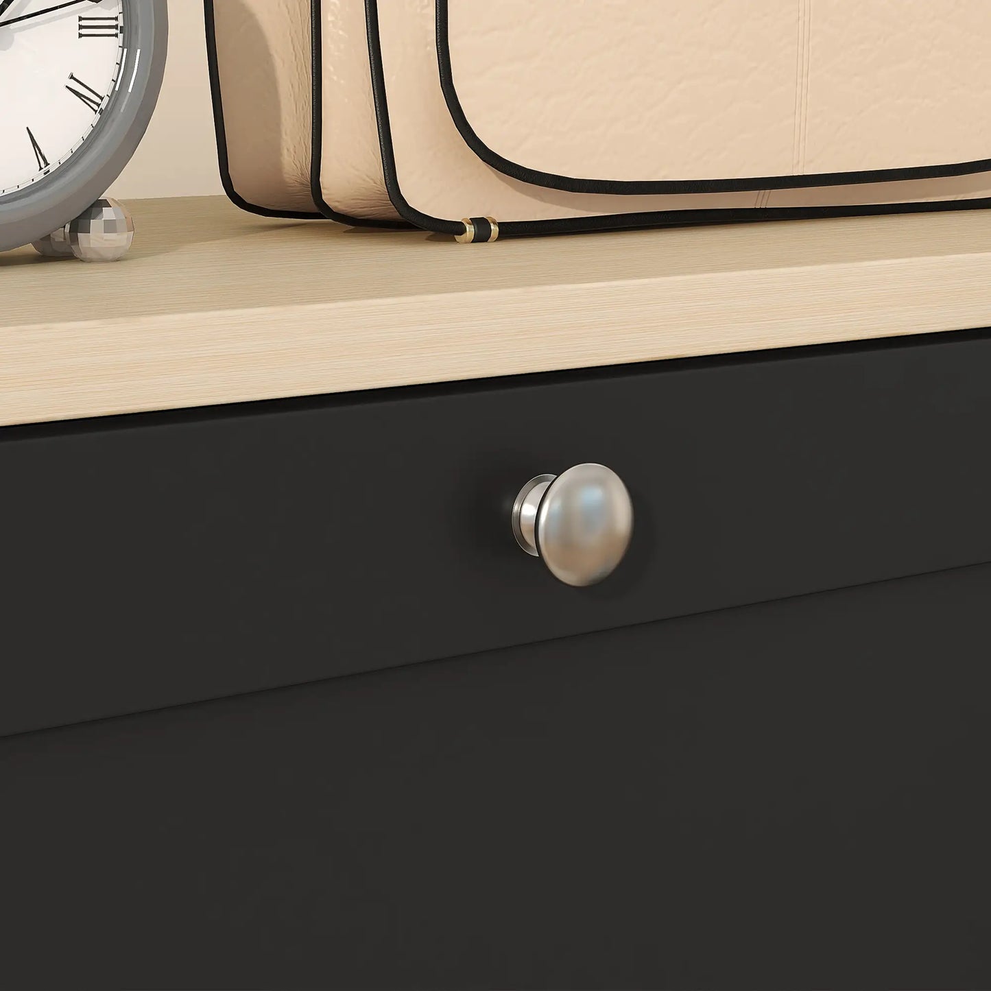 Shoe Storage Cabinet with 4 Flip Drawers, Adjustable Shelves, 18-24 Pairs, Black Shoe Storage Cabinets & Racks at Gallery Canada