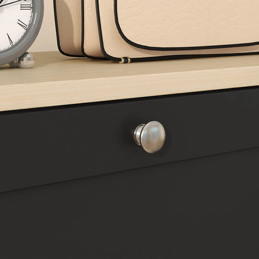 Shoe Storage Cabinet with 4 Flip Drawers, Adjustable Shelves, 18-24 Pairs, Black Shoe Storage Cabinets & Racks at Gallery Canada