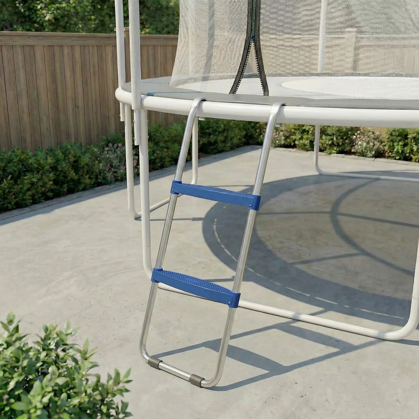 Trampoline Ladder, 2 Steps, Galvanized Steel, 330LBS Capacity Trampolines at Gallery Canada