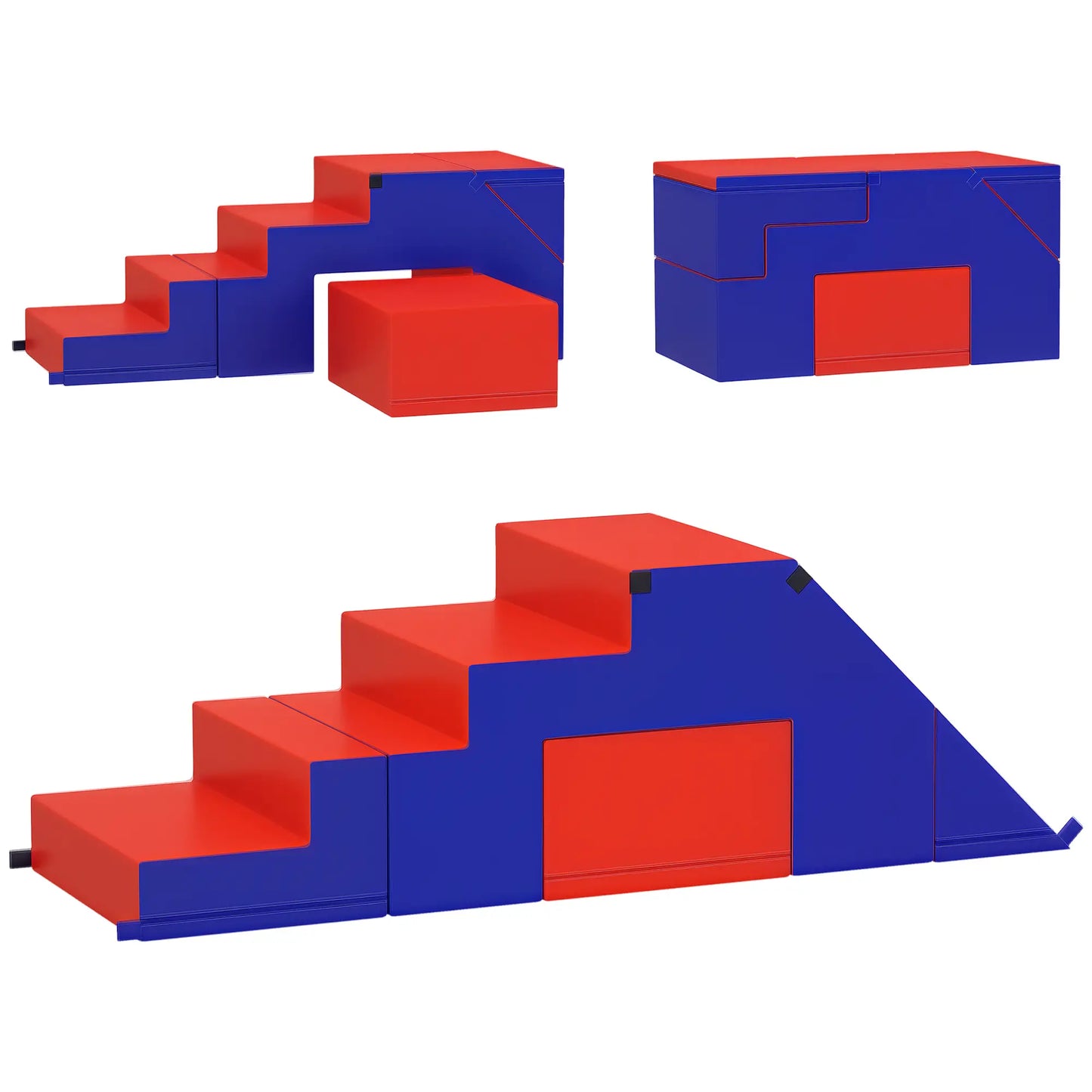 2-Piece Kids Foam Play Set for Crawl, Climb, Dark Blue Baby Gym & Playmats at Gallery Canada