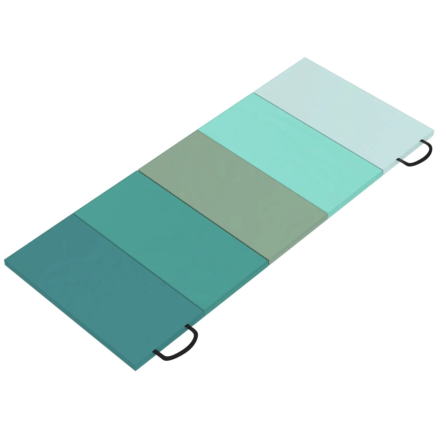 6ft Folding Gymnastics Mat, Thick Exercise Mat, Mixed Green Gymnastics Mats at Gallery Canada