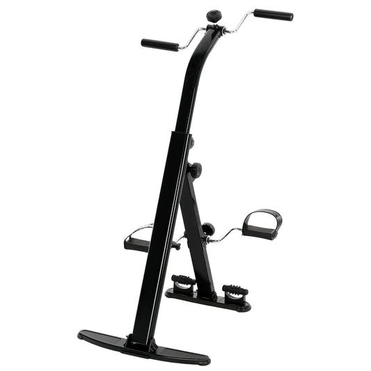 Foldable Seated Pedal Exerciser, Leg Exercise Bike with LCD Monitor Exercise & Stationary Bikes Black at Gallery Canada