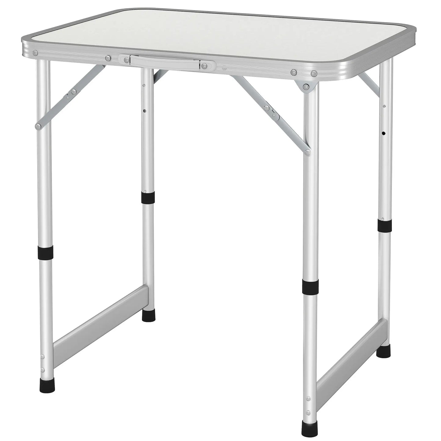 Folding Adjustable Patio Table, Portable Camping Dining, Aluminum Frame, Silver Picnic Tables & Camping Chairs at Gallery Canada